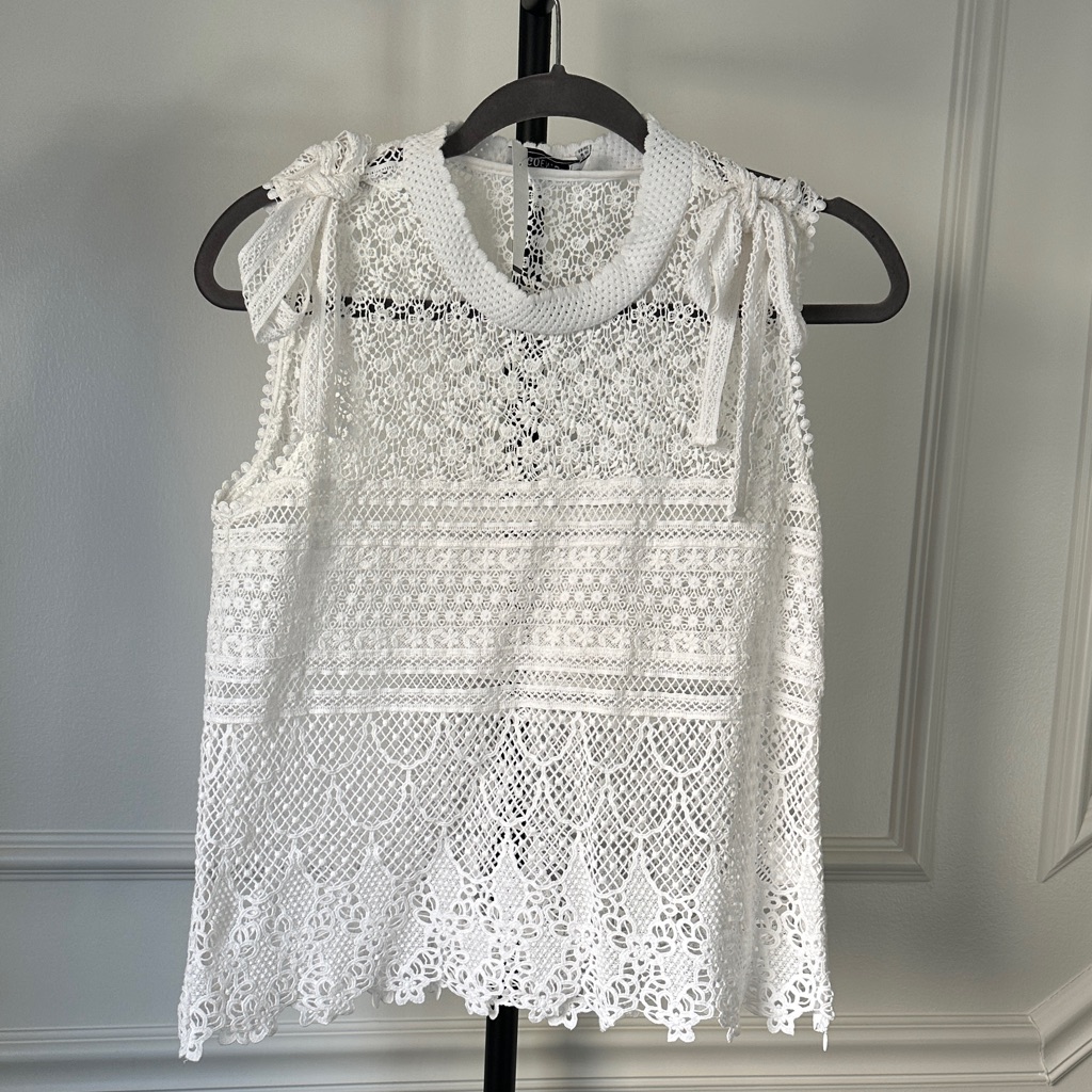 Nwt (Y2k) Vintage Goen J Lace Top From Barney's Ny
